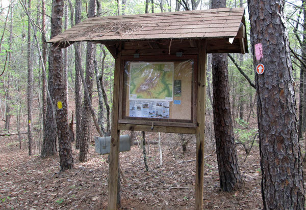 Flagg Mountain Northwest Trailhead Kiosk