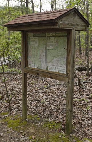 Kiosk south of Road 148, Bull's Gap