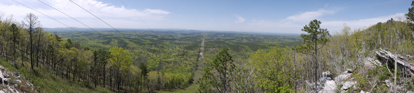 View West from High Tension Power Line