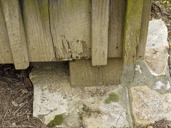 Water Damage at Footing