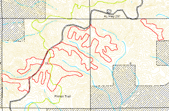 Mother's Day Tornado Salvage Logging Map