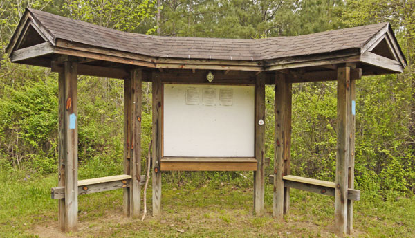 Triple Kiosk at US278 Highpoint Trailhead