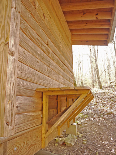 Hawkins Hollow Shelter Cook Shelf