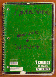 Cover of Laurel Shelter 2010 - 2014 Log Book